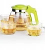 Pyrex wholesale glass teapots with infuser /coffee tea set / glass tea pot