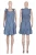Import Q577 Amazon Womens summer dress Blue Denim Shoulder Strap girls dress from China