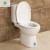 Import Quality European Bathroom Sanitary Chinese One Piece P-trap WC Ceramic Toilet from China