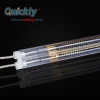 quartz twin tubes infrared heat oven lamp,infrared emitter for glass paint drying