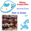 Railways Shipping Services from Chengdu China to Sweden Europe Train Transport Services Europe DDP