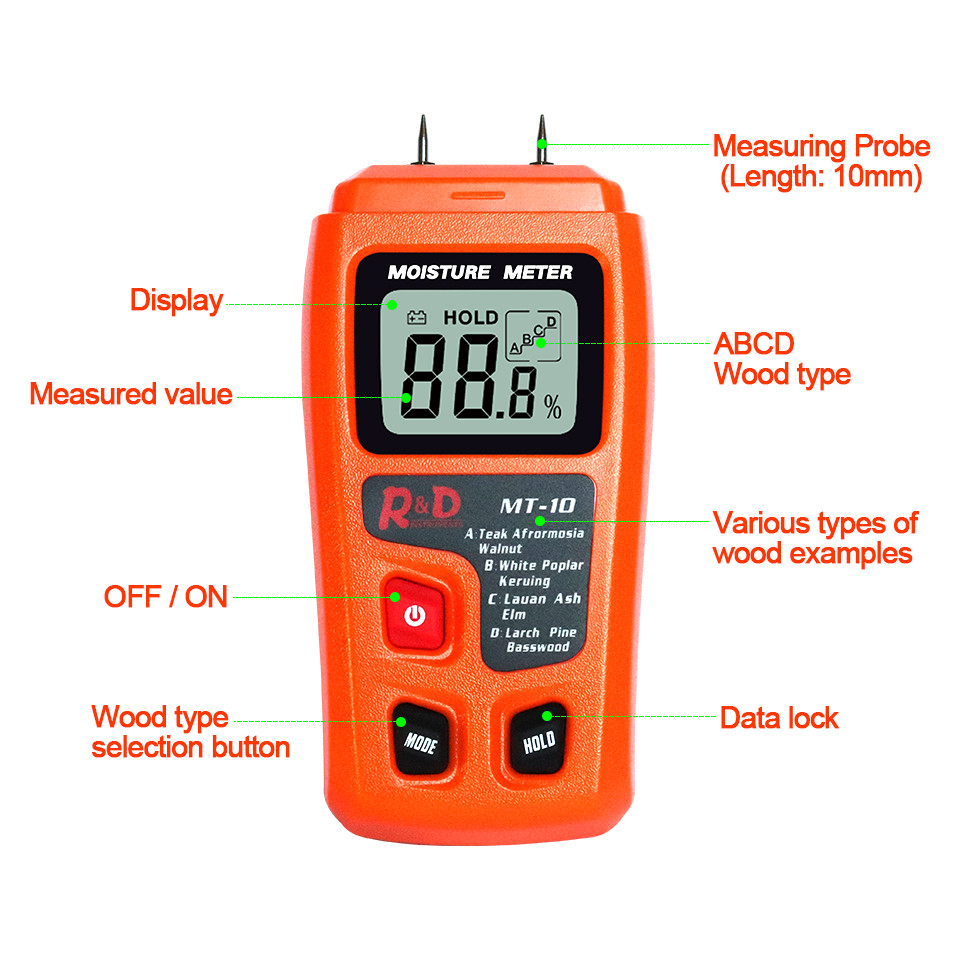 Wood Rheometer Buy R&d Mt-10 Wood Moisture Meter Wood Humidity Tester Hygrometer ...