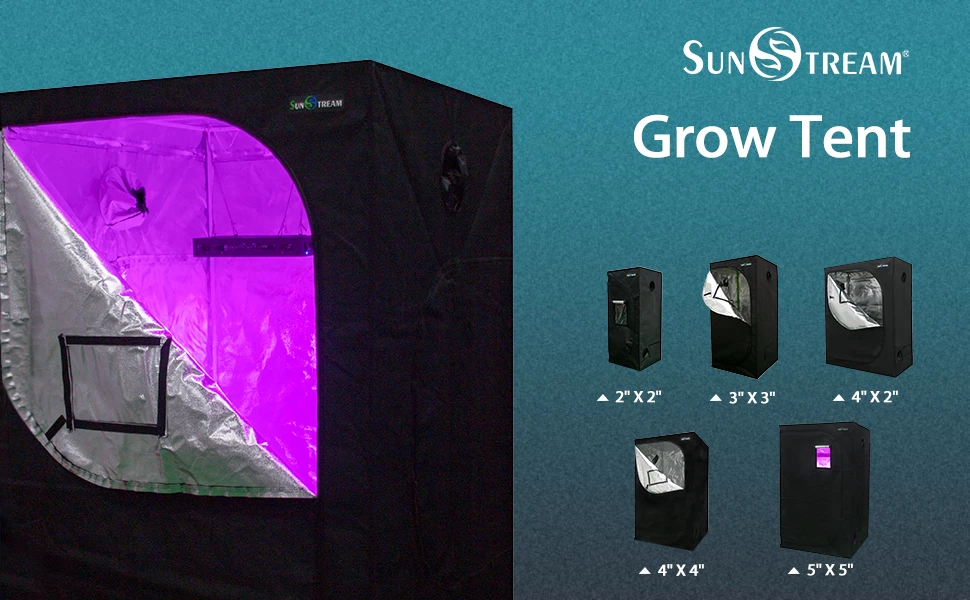 Raylux Grow Tent 24"x24"x56"(60*60*140) Hydroponic Garden Equipment Greenhouse Growing System Overseas Warehouse In Stock