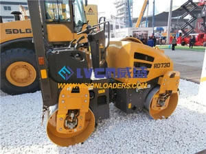 RD730 hydraulic double-drum vibratory roller,RD730 small road roller for sale