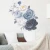 Import Removable flowers pvc 3d decal living room peony wall sticker from China