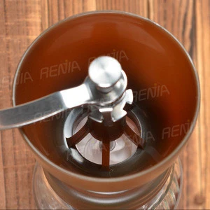 RENJIA Manual Crank Grinding Mill Grinders Premium Ceramic with silicone hand coffee grinders