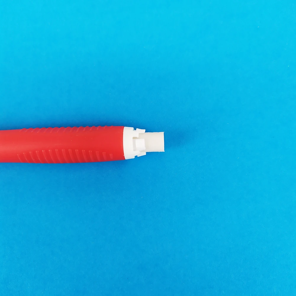 retractable eraser shaped pen eraser