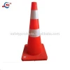 roadway safety reflective PVC pyramid traffic cone