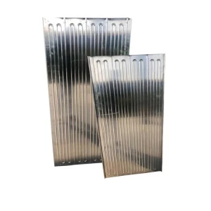 Roll bond tube plate evaporator coil for deep freezer heat exchanger evaporator
