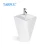 Import Sanitary Ware Bathroom WC Porcelain Wash Basin Ceramic Washroom Pedestal Sink from China