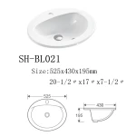 Sanitary ware factory decorative bathroom sink cabinet counter top hand wash basin