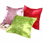 Satin pillowcase sofa decoration pillow embroidery cushion cover