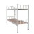 Import school dormitory metal bunk bed for two person Cheap Iron soft bed from China