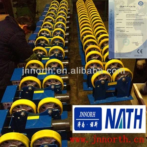 Self-aligning portable pipe turning rolls /welding drive roller/pipe roller used(with foot pedal)
