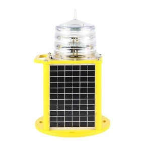 Self-contained 6 NM solar LED marine navigation light with 256 flash character