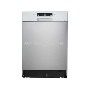 Semi-Integrated stainless steel dish washer machine with LED display