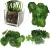 Import Set of 3 Artificial Plants,Plants on the desk, small potted plants for home decoration from China