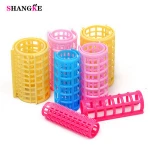 shangkepcs/set Plastic Hair Curler Roller Large Grip Styling Roller Curlers Hairdressing DIY Tools Styling Home Use Hair Rollers