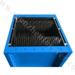 Shenzhen 600*400 model four shafts food waste recycle & wood / hard disk /Plastic /rubber / shredder machine chamber box blades