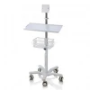 Silent Wheels Rolling Stand For Patient Monitor  Medical Computer Workstation Trolleys For Hospitals Guangdong