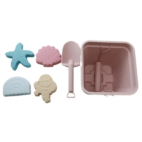 Silicone Rubber Summer Children Toys Animal Outdoor Beach & Sand Toy Set for Kids