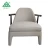 Import Sillas Low Relaxing Armchair with Velvet Cushion Full Wood Chaise Leisure Chair/One Seat Sofa  for Capsule Hotel from China