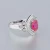 Import Silver jewelry binder ring fashion crystal ring from China