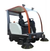 simi-closed vacuum spray floor ride-on electric sweeper