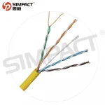 Simpact Network cable UTP FTP SFTP Cat5e Cat6 Cat7 Cat8 Lan Cable PVC PE LSZH Ethernet Cable