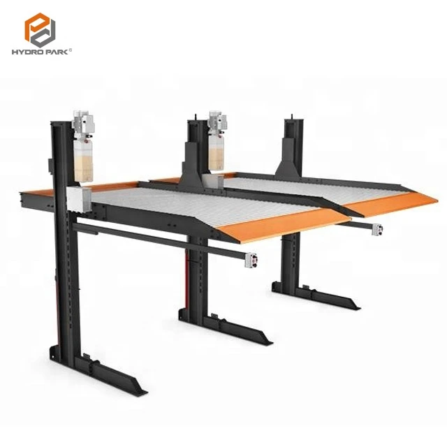 Simple 2 Post car stacker valet parking Hydraulic Car storage Parking Lift System