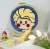 Import Simple Design Embroidery Kit Handmade High Quality Punch Needle Embroidery Kit Cartoon Owl Cross Stitch from China