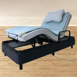 Simple electric adjustable bed with strong Platform Bed skirt and Base apartment simple hotel