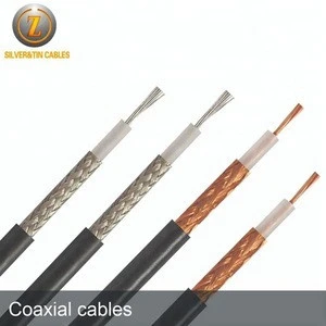 Single core double layer braided shield copper wire