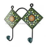 Single hanger metal wall hook