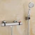 Import Sliver Thermostatic Rain Shower Bathroom Shower Faucet Set Rain Shower System Set from China