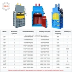 small Industrial Vertical baling press machine Baler Machine waste paper baler machine