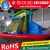 Import Small inflatable water house slide with pool from China