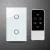 Import Smart Home Wifi Light Switch Touch Control Glass Panel Remote Control Wall Switch 2Gang from China