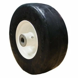 Smooth Tread Flat Free 13 X 5.00-6 Tire &amp  Wheel Assembly