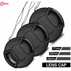 Snap-On lens cap for Digital Camera Lens Cap Cover with string