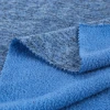 Soft and thick multi colors knit brushed polar fleece polyester rayon spandex fabric
