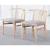 Import Solid European Beech X Cross Back Ash Armrest Living Room Furniture Sets Antique Accent Wood Chair from China