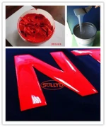 SOLLYD Textile Screen Printing Shinny Silicone Rubber ink