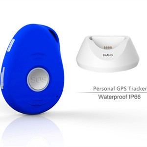 SOS panic button gps tracking chip GPS personal tracker small waterproof GPS Tracker for kids / elder people