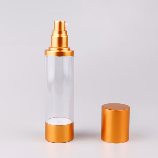 50g Gold Color Airless Bottle, Aluminum-Plastic Bottle