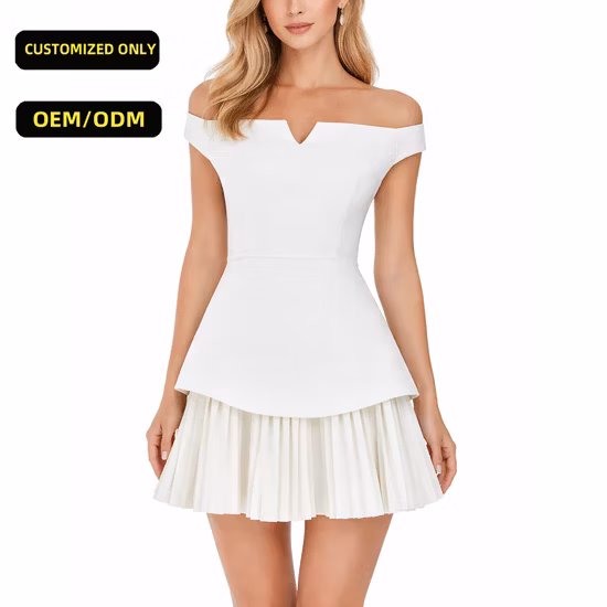 <span>Chic Mini Dress for Women with off-Shoulder Design</span>