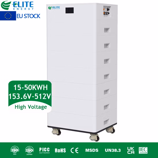 High Voltage 51.2V 5kwh Lithium Ion Battery Stackable LiFePO4 Solar Energy Storage System BMS Home Use