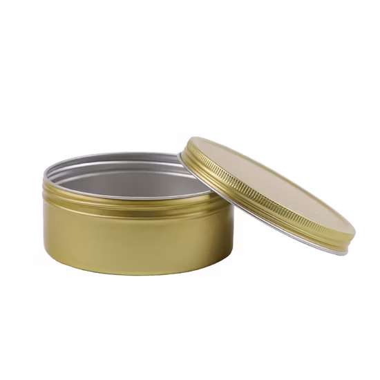 Lightweight Sturdy Aluminum Jar for Home and Travel Cosmetic Use