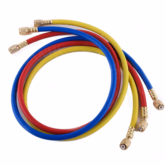 Three Colour Air Conditioner Charging Hose