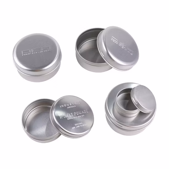  Cosmetic Aluminum Jar with Screw Lid
